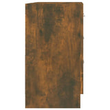 Sink Cabinet Smoked Oak 63x30x54 cm Engineered Wood 815630