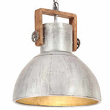 320529 Industrial Hanging Lamp 25 W Silver Round 40 cm E27