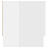 Wardrobe High Gloss White 100x32.5x35 cm Engineered Wood 808239