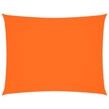 Sunshade Sail Oxford Fabric Rectangular 4x6 m Orange 135712