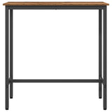 Table Old Wood 100 x 40 x 100.5 cm Engineered Wood and Steel 873742