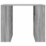 Desk with Shelf Grey Sonoma 90 x 50 x 75 cm Engineered Wood 869511