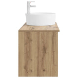 Bathroom Furniture Set 2 pcs Artisan Oak Engineered Wood 3403911