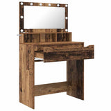 Bedroom Dressing Tables with Drawer Old Wood 80 x 39.6 x 135 cm 888975