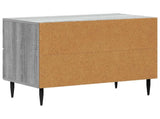 Bedside Cabinet Grey Sonoma 62 x 34.5 x 47.5 cm Engineered Wood 894781