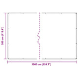 Plant Cover with Eyelets 3x10 m PVC 3308725