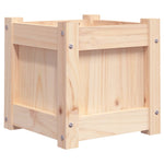 ZNTS Garden Planters 2 pcs Solid Wood Pine 837395