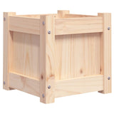ZNTS Garden Planters 2 pcs Solid Wood Pine 837395