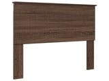 Bed Frame with Headboard Brown Oak 100 x 200 cm Solid Pine Wood 3411052