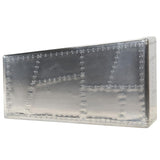 Coffee Table Silver Aluminium Industrial Coffee Table 246362