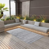 Outdoor Carpet ARAKIL Grey 190x290 cm PP 310439