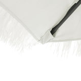 Garden Parasol with Steel Pole White 290x290x238 cm 4005085