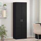 Highboard Black 60x35x180 cm Engineered Wood 3276666