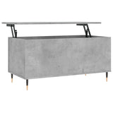 Coffee Table Concrete Grey 90x44.5x45 cm Engineered Wood 830968