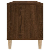 Record Cabinet Brown Oak 100x38x48 cm Engineered Wood 831980
