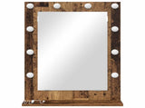 Vanity Mirror Rectangular with Mirror Old Wood 70 x 50 x 18 cm 868339