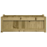 Garden Planter 90x31x31 cm Impregnated Wood Pine 837457