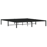 Metal Bed Frame without Mattress Black 180x200cm 373659