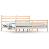Bed Frame without Mattress Solid Wood Pine 200x200 cm 3103733