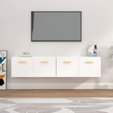 Wall Cabinets 2 pcs White 80x35x36.5 cm Engineered Wood 3115644