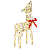 Reindeer Family 3 pcs Warm white 67 x 26 x 127 cm PET 42019051