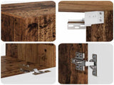 TV Cabinet Set 6 pcs Old Wood Engineered Wood 3409112