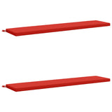 2-Piece Bench Cushions SOEST 2 pcs 100% Polyester Red 949189