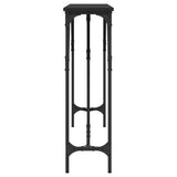 Console Table Black 140x23x75 cm Engineered Wood 837772