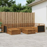 Outdoor Sofa Set 7 pcs Natural 3383582