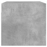 Wall Cabinet with Glass Doors Concrete Grey 68.5x37x35 cm 836503
