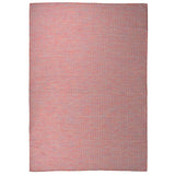 Outdoor Flatweave Rug 160x230 cm Red 340825