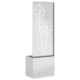 Garden Privacy Screen Silver 50 x 150 cm Galvanised steel 876439