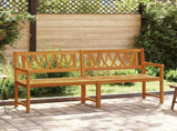 Outdoor Bench Natural 180 x 55.5 x 90 cm Solid Acacia Wood 42028084