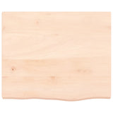 Wall Shelf 60x50x cm Untreated Solid Wood Oak 363531