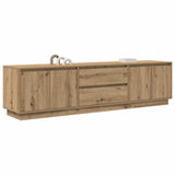TV Cabinet with LED Lights Artisan Oak 193.5x41x50 cm 3328443