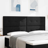 Headboard with Headboard Black 200 cm Faux Leather 3337862