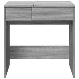 Dressing Table with Mirror Grey Sonoma 73x46.5x120 cm 848225