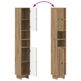 2 Piece Bathroom Cabinet Set EDE Artisan Oak Engineered Wood 3417503