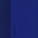 Storage Cabinet Navy Blue 42.5x35x101.5 cm Steel 336190