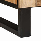 Bedside Cabinet Natural 50 x 33 x 62 cm Solid Mango Wood 4018054