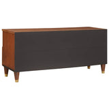 TV Cabinet with Shelf Brown 100 x 33.5 x 46 cm Solid Mango Wood 4018898
