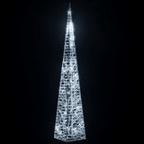 Acrylic Decorative LED Light Cone Cold White 60 cm 328956