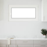 Tilt & Turn Basement Window RISOR 110 x 70 cm PVC and Glass 42047300