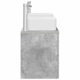 Bathroom Cabinet Set 3 pcs Concrete Grey 49.5 x 41 x 63 cm 3405822