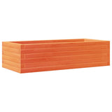 Garden Planter Wax Brown 90x40x23 cm Solid Wood Pine 847225