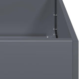 Planter Anthracite 80x40x40 cm Cold-rolled Steel 860670