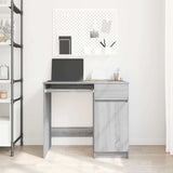 Desk Grey Sonoma 86x49x76 cm Engineered Wood 861828