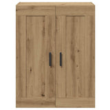 Wall Mounted Cabinet Artisan Oak 69.5x34x90 cm Engineered Wood 857309