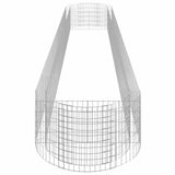 152044 Gabion Raised Bed Galvanised Iron 600x100x50 cm