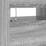 TV Cabinet with LED Lights Grey Sonoma 90x35x40 cm 815676